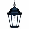 Estallar 14 x 9.5 x 9.5 in. Richmond 1-Light Matte Black Hanging Light ES3099775